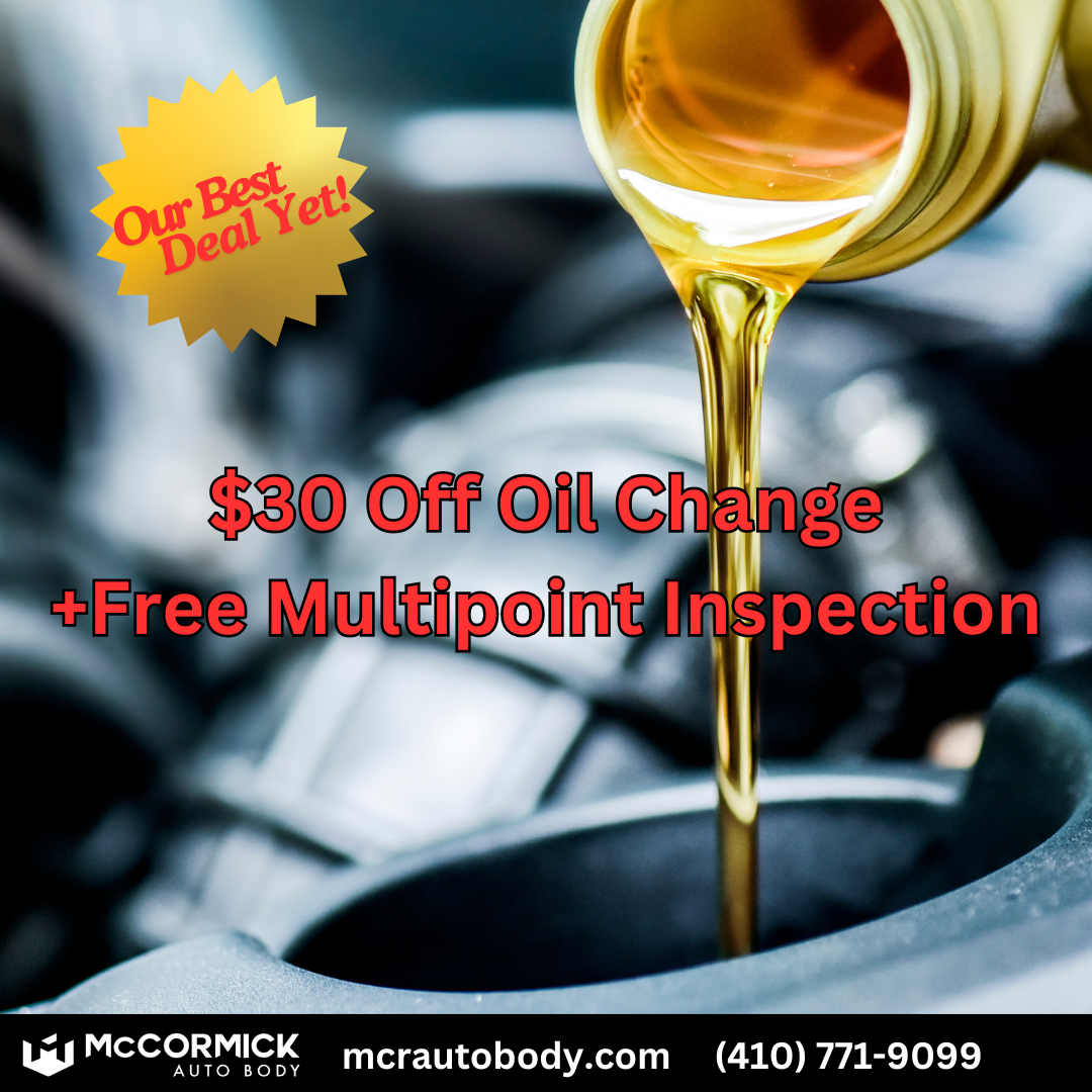 $30 Off Oil Change – McCormick Auto