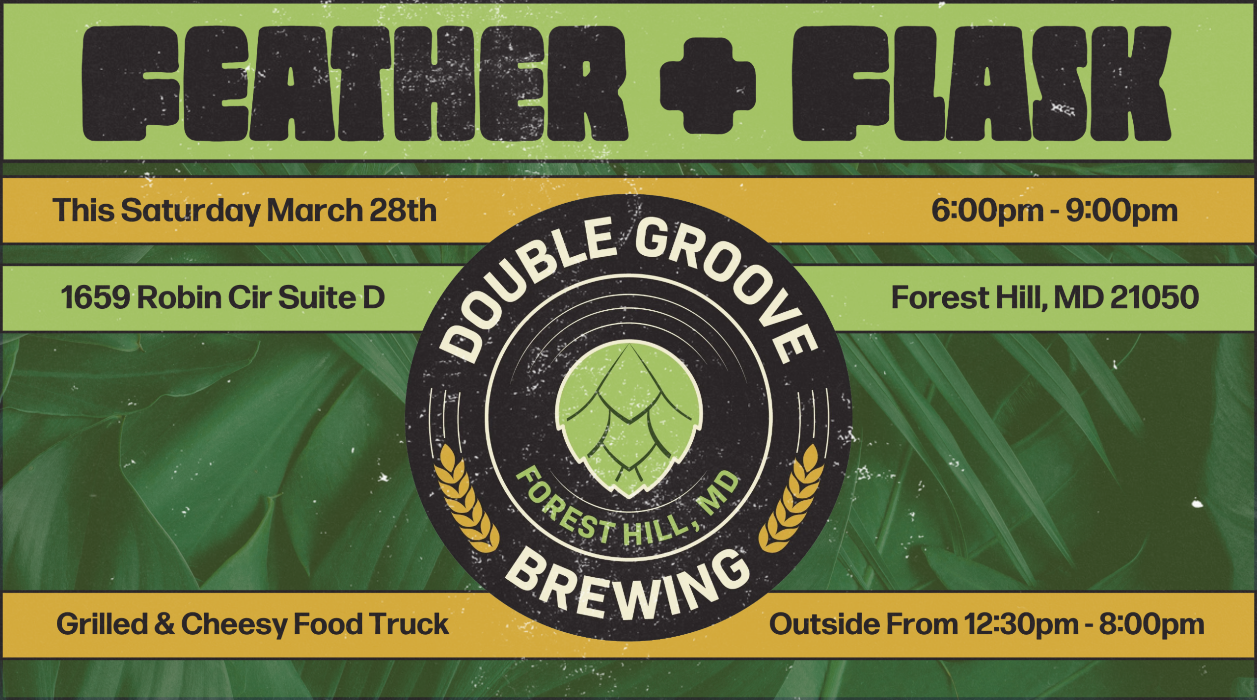 Feather + Flask at Double Groove Brewing Company